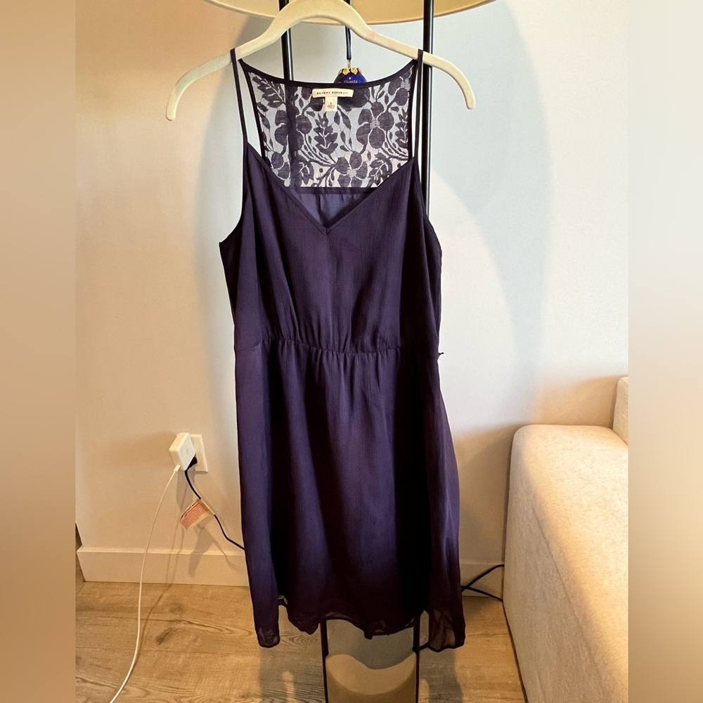 Purple Banana Republic purple dress